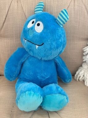 Progressive Plush Moyer Blue Monster Plush Stuffed Animal 12” Cute Soft Toy”